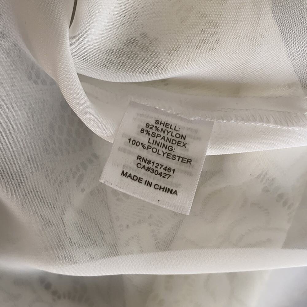 WILDFOX Rodeo Queen Festival White Lace Dress Size XS - Picture 12 of 12